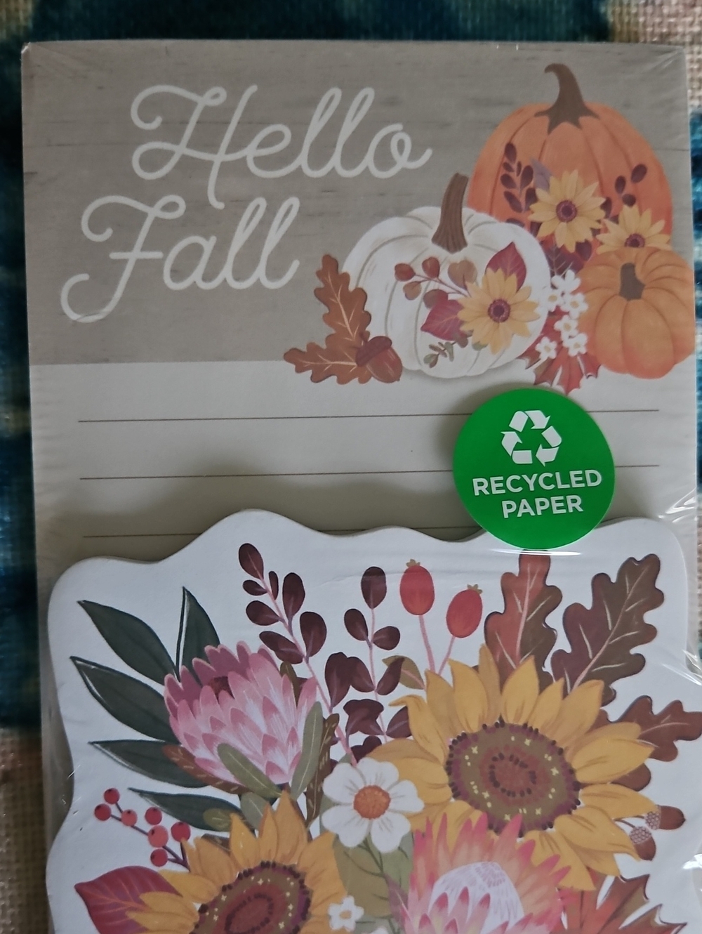 "Hello Fall" Floral Notepads - Picture 5 of 10